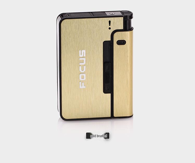 Cross-Border JD001 Replaceable Lighter Cigarette Case with Detachable 10-Piece Holder