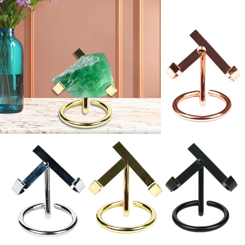 Multipurpose Metal Easels for Mineral Collections Specimen Holder Rusts Resistant Decorative Rock Displays Stand