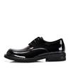 Spring And Autumn New Men'S Handmade Square Head Business Casual Leather Shoes British Dress Leather Breathable Big Head Leather Shoes Wedding Shoes