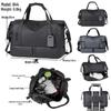 Unisex Large Capacity Fitness Bag with Wet-Dry Separation for Sports and Travel
