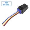 X AUTOHAUX JD2912 Relay with Wire for Automotive Pack of 5 Socket, 5-Pole, 40A, DC24V, Bundle, Universal, Waterproof, Use,