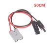 4Mm 12Awg Solar Panel Extension Cable With 50A Connector/Ring Terminal For Rv, Car Battery Charger Solar Panel Connect Adapter