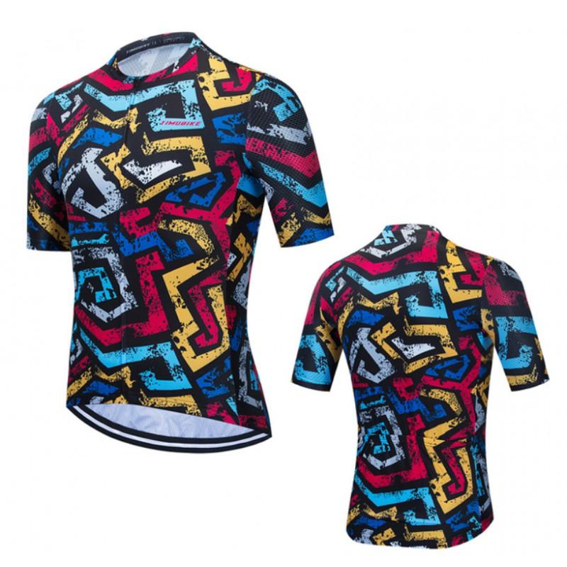 Men Women Cycling Jersey Short Sleeve Bike Shirt Breathable Quick Dry Road Mountain Riding