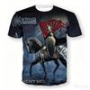 Saxon 3D Print Sport Quick-dry Breathable Men T-shirt Hip-hop Heavy Metal Punk Rock Band Street Casual Fashion Short-sleeve Top