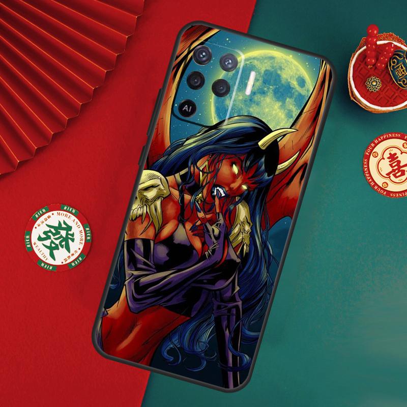 Devil Woman Case For Oppo A78 A98 A58 A38 A18 A54 A74 A94 A80 A60 A40 A96 A76 A16 A15 A17 A57 A5 A6 Pro