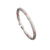 Ethnic Style Openable Sterling Silver 999.9 Cherry Blossom Gourd Bracelet for Women
