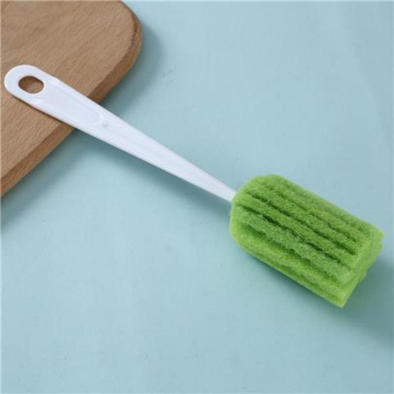 

Candy Colored Scouring Pad Cup Brush Hanging Style Long Handle Cleaning Brush Insulated Cup Brush Bottle Brush Dormitory Brush pack of 1