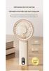 Portable Foldable Silent Fan: Handheld, Desktop, & Neck-Mounted Phone Holder