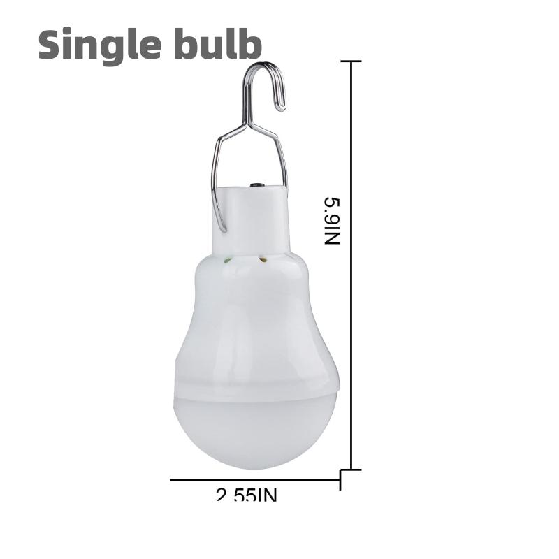 7W Solarleuchte, wasserdicht, USB-aufladbar, hängende Notlampe, sonnenbetrieben, für den Innen- und Außenbereich, Solarlampe mit Solarpanelen