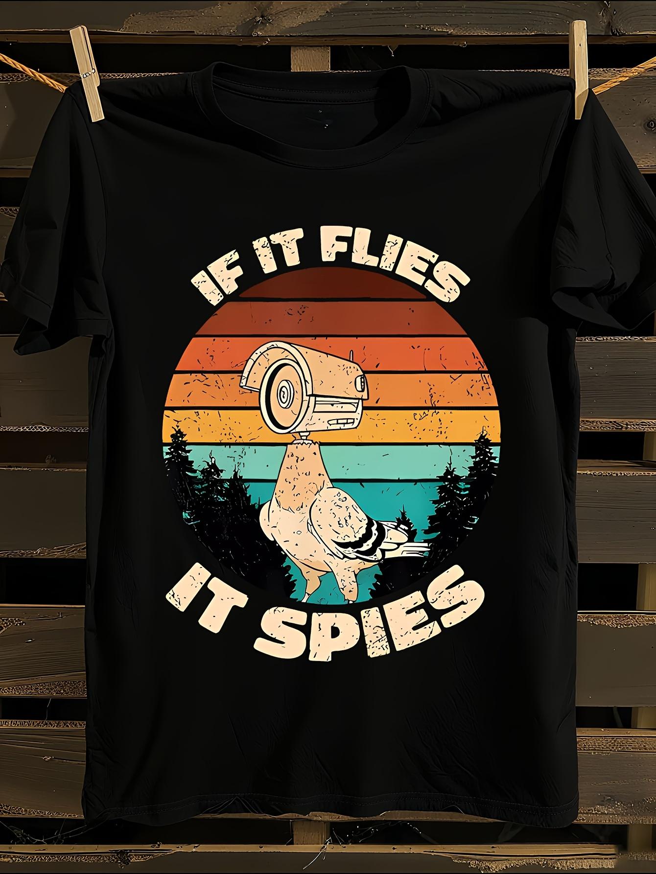 Pigeons Aren t Real Spy Drone Tshirt XXL