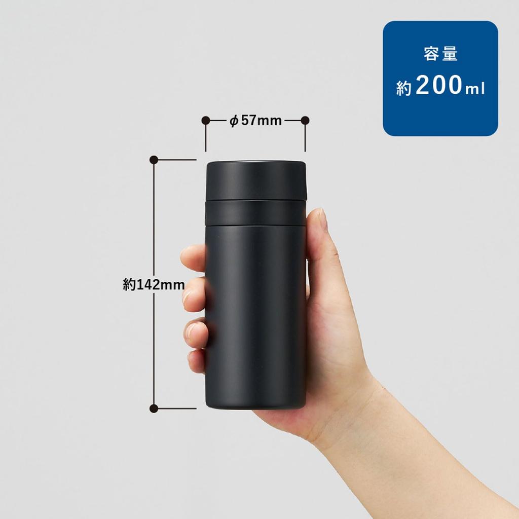 Stainless Steel Bottle Water Stainless Easy to Slim Thermos Ice Day Gift Slim, Direct-Drink, Lightweight, Double-Walled Vacuum-Covered, Insulated,
