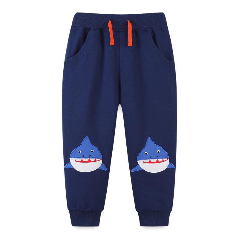 

Спортивные брюки для мальчиков Aostabetty Autumn с рисунком акулы - евро-американский стиль 2 Years (90 cm)
