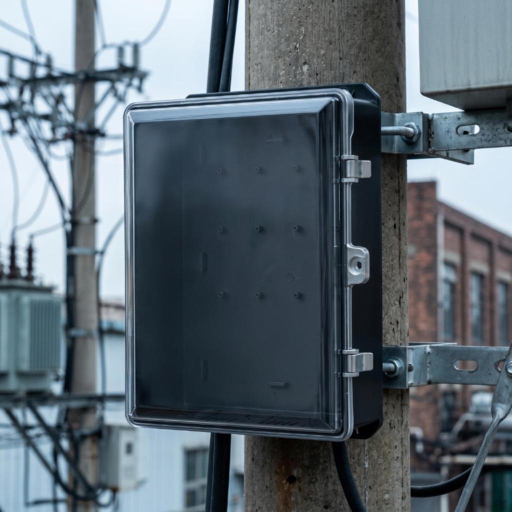 Waterproof Enclosure with Transparent Cover Weatherproof Electrical