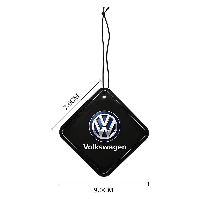 VW Car Logo Air Freshener Auto Interior Perfume Rearview Mirror Pendant For Volkswagen Polo Passat B5 B6 B7 T4 T5 Golf Tiguan GVAQ2