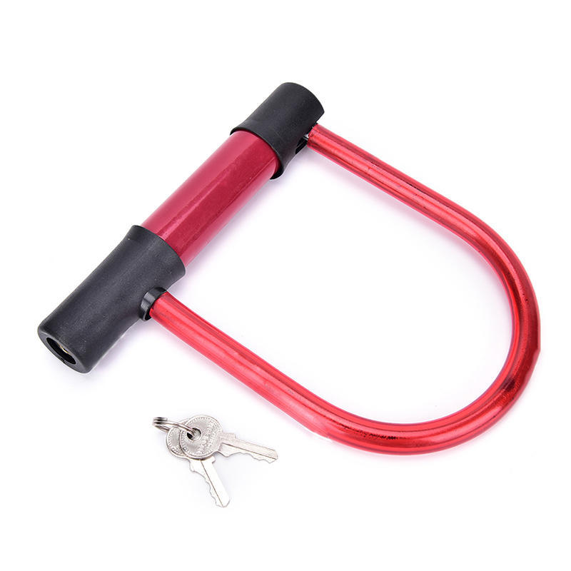 U Lock Bicycle Bike Motorcycle Cycling Scooter Security Steel Chain With 2 Keys