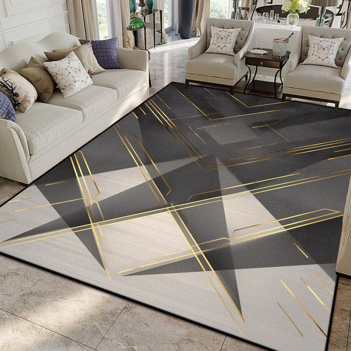 Modern Light Colored Carpet Living Room Rug Home Decor Coffee Tables Mat Decoration Bedroom Carpets Customizable Rugs Parlor 60x90cm