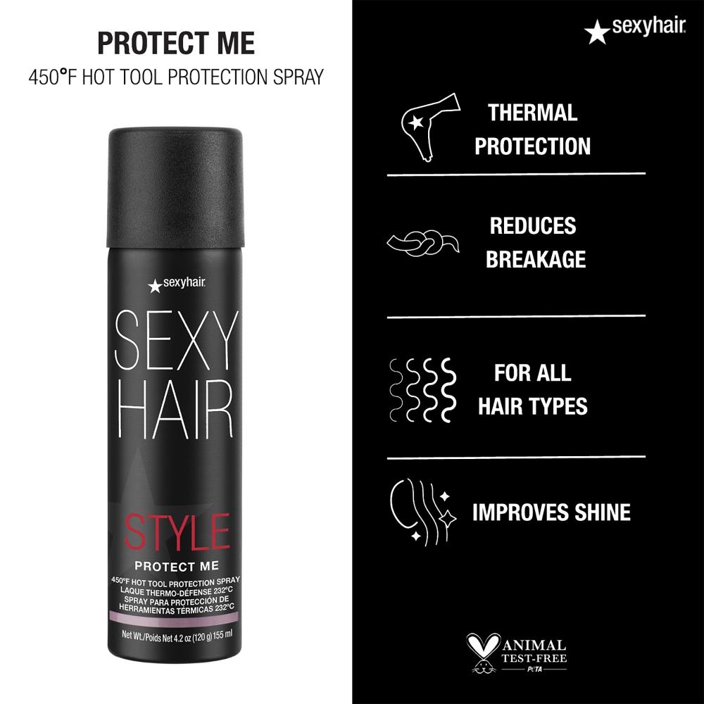 Sexy Hair Style Sexy Hair Protect Me Spray de proteção para ferramentas quentes 4,2 oz
