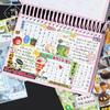 Yu Xian 45-Sheet Retro Japanese Die-Cut Sticker Book for DIY Journals & Collages