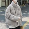 Men's Hong Kong Style Winter Corduroy Coat: Loose, Thick, Short Jacket