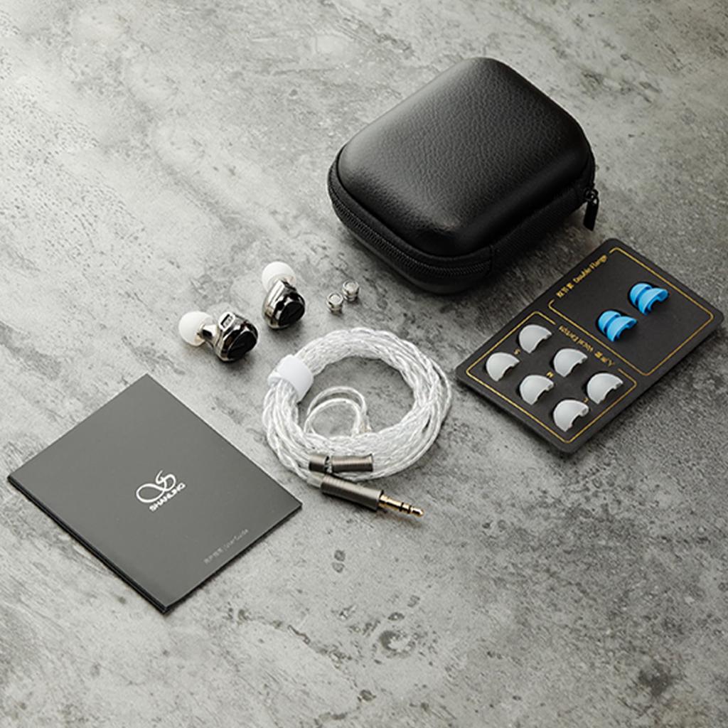 SHANLING SONO S Hybrid Earphones Diaphragm HCCAW Voice Coil Interchangeable Sound Filter Certified Compatible OFC Cable Compact and Lightweight Wired