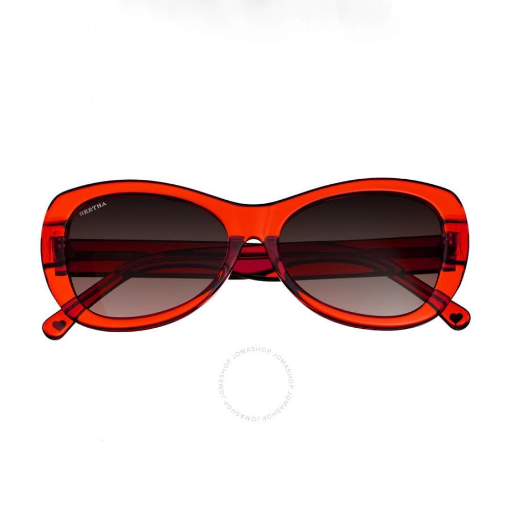 

Bertha Ladies Orange Square Sunglasses Brsit101 1