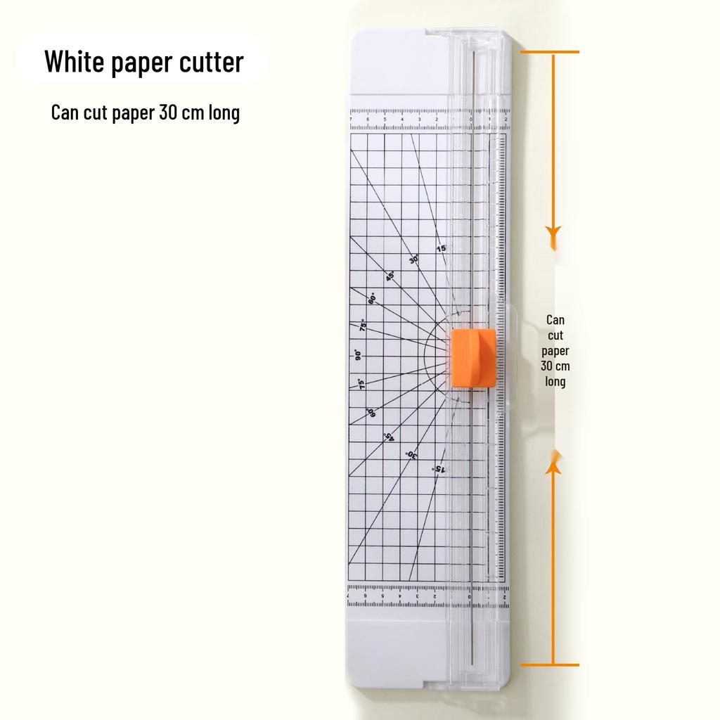 Dual Blade Portable Paper Cutter - Durable Sharp Craft & Office Knife for Students and Artists