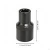 Brake Caliper Socket with 3/8-Inch Drive Compact Tool Heavy-Duty for Mechanics