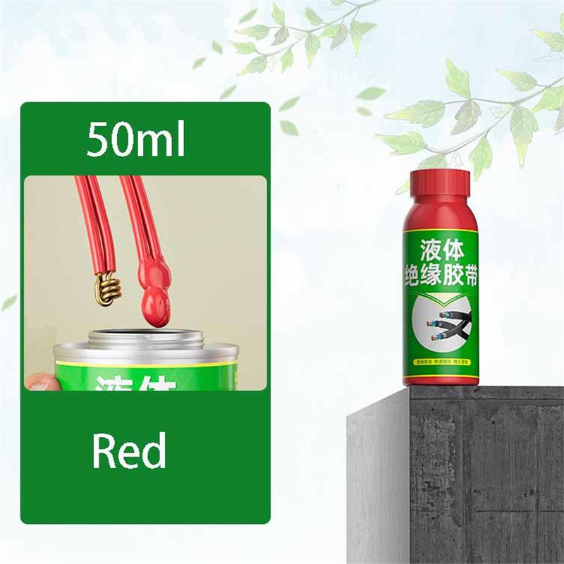 Liquid Electrical Tape Waterproof Sealant for Wires & Data Cables Insulating Flame Retardant Heat Resistant Anti-Leakage Flexible Rubber Coating