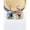 Anime Naruto Acrylic Keychain Accessaries Uzumaki Naruto Cartoon Keyring