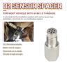 Silver Sensor Spacer Adapter Mini O2 Sensor Spacer Suitable Extension Filter  Car