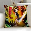 anime Shaman King Cushion Cover Soft  EasyWash Pillow Case  Versatile for Couch Bed Travel and Office