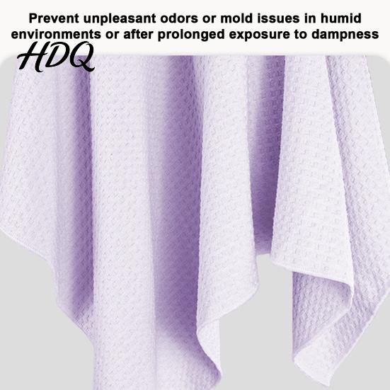 Shower Accessories for Long Hair Microfiber Towel Wrap Women Fast Drying Waffle Turban Bonnet Wraps Large Absorbent Thick Anti Frizz Wet