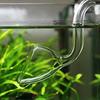Clear Glass Lily Pipe Outflow and Skimmer Inflow With Suction Cup 13mm 17mm For Aquarium Planted Fish Tank Aquatic Filter System