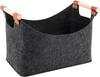 Firewood Box Large Capacity 50L Foldable Wood Basket Foldable Clothes Storage Basket for Fireplace & Wood Stove New