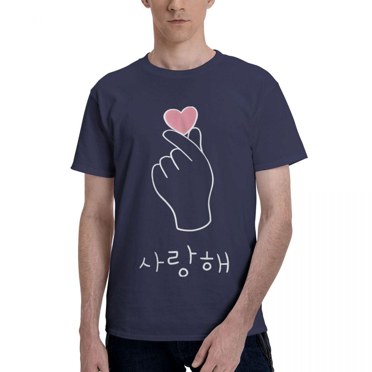 

Crash Landing On You Kdrama 100 Cotton Casual Breathable Confortable Men Top Mens TShirts Men TShirt 4XL