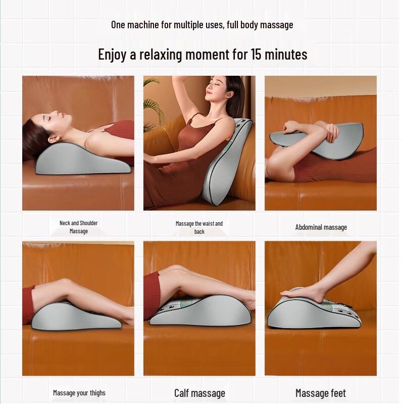 Smart Kneading Massager Pillow for Neck and Back