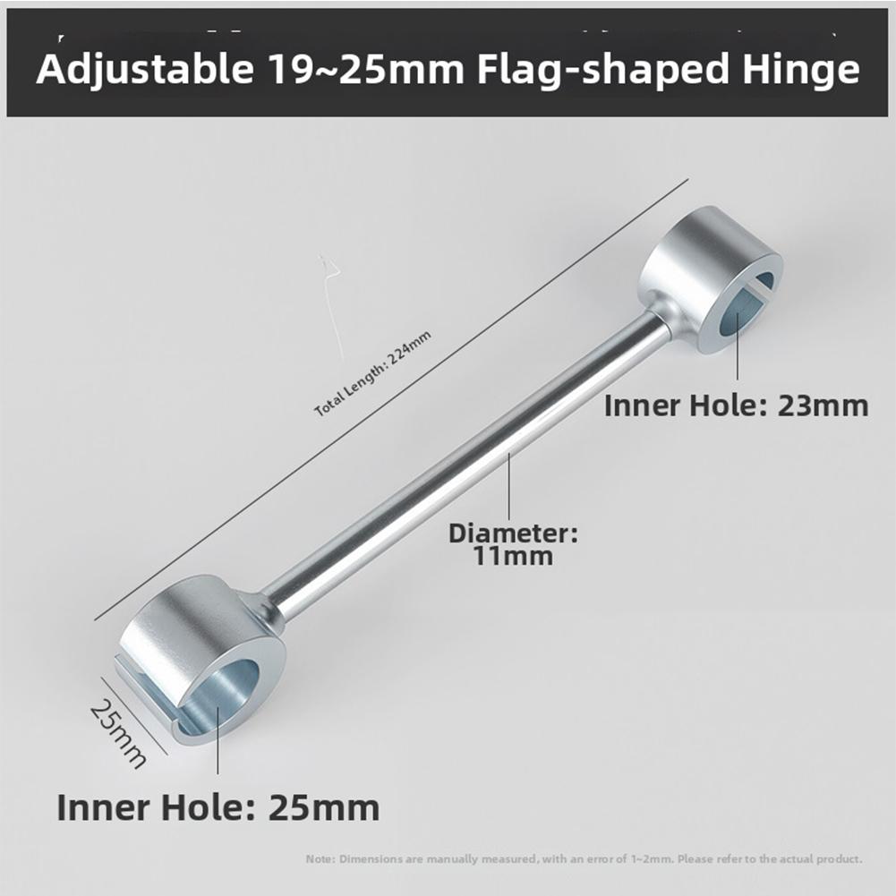 Double Ended Door Hinge Adjustment Wrench for Precise Control of Hinge Clearance on Multiple Door Types Made of Steel