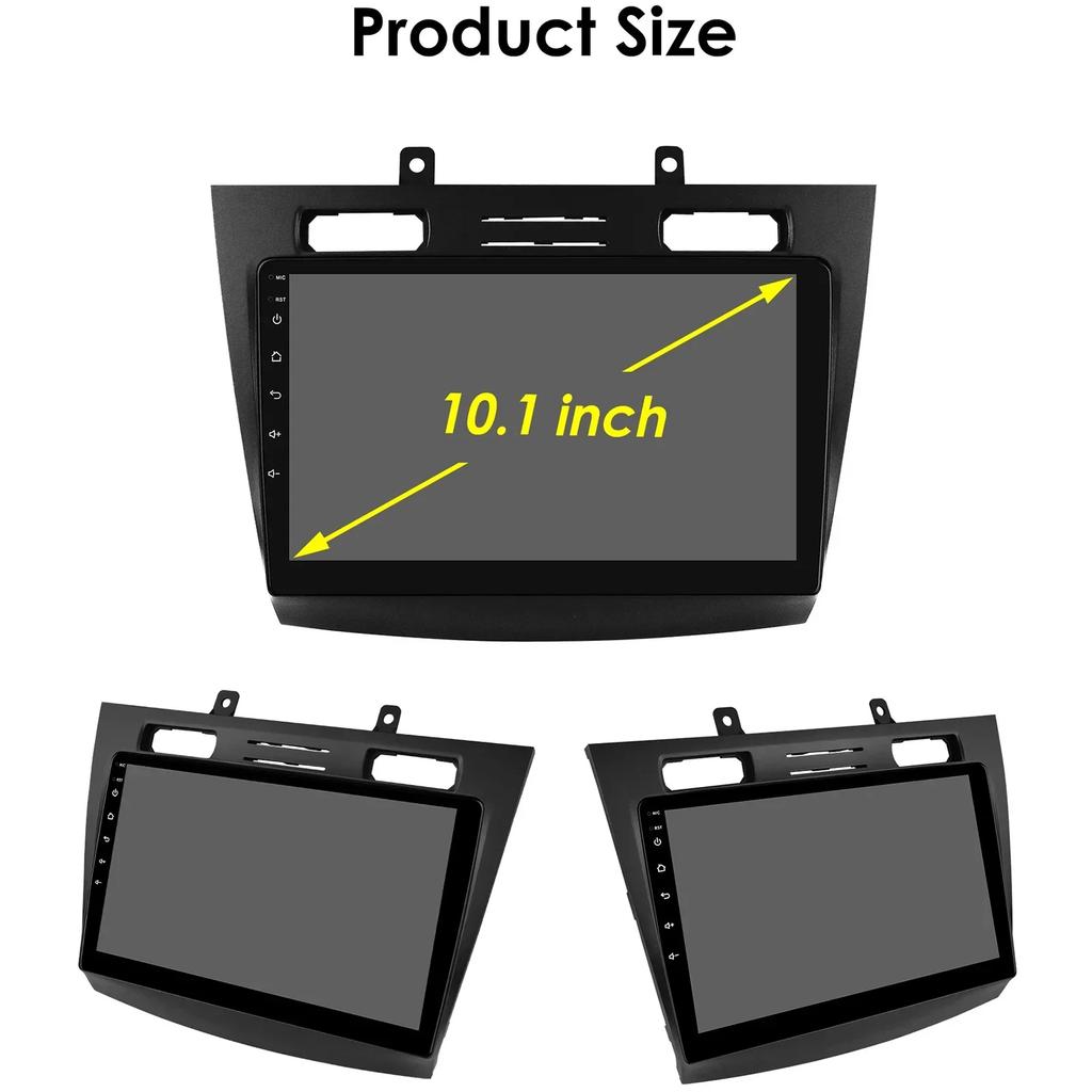 Hizpo 8 Core Carplay 4G 10.1'' Sistemas inteligentes de carro Android Rádio de carro para Ford Transit Connect 2005-2014 Tourneo Connect Tela inteligente DSP