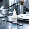 1/2 Pezzi 15ML Liquido di Test in Acciaio Inossidabile, Gocce Identificative Acciaio Inossidabile 200-304, Soluzione di Analisi per Tavola di Test Metalli per Laboratorio Cucina