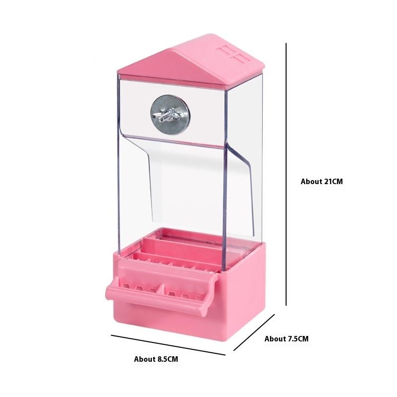 

Автоматическая кормушка для домашних попугаев большой вместимости, кормушка для птичьей клетки, коробка для корма, разделение шелухи, защита от брызг, интегрированная кормушка от брызг, товары для домашних животных