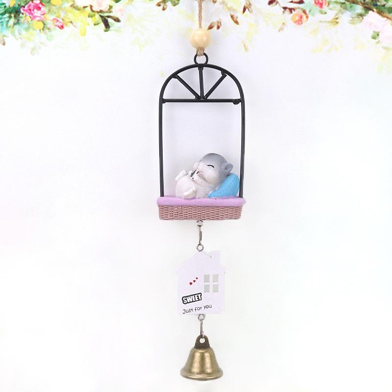 Nordic Cute Hamster Wind Chimes Outdoor Children Nursery Room Window Decorations Nordic Cute Hamster Wind Chimes Outdoor Children Nursery Room Window Decorations