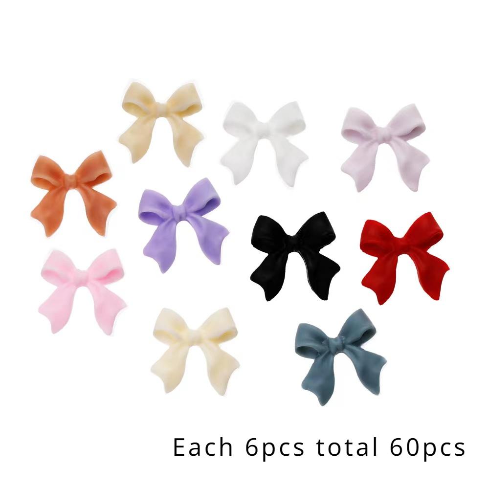 

Белая лента, смола, бант, детали для украшения ногтей, 3D стразы, аксессуары для украшения ногтей, принадлежности для DIY, корейский дизайн маникюра