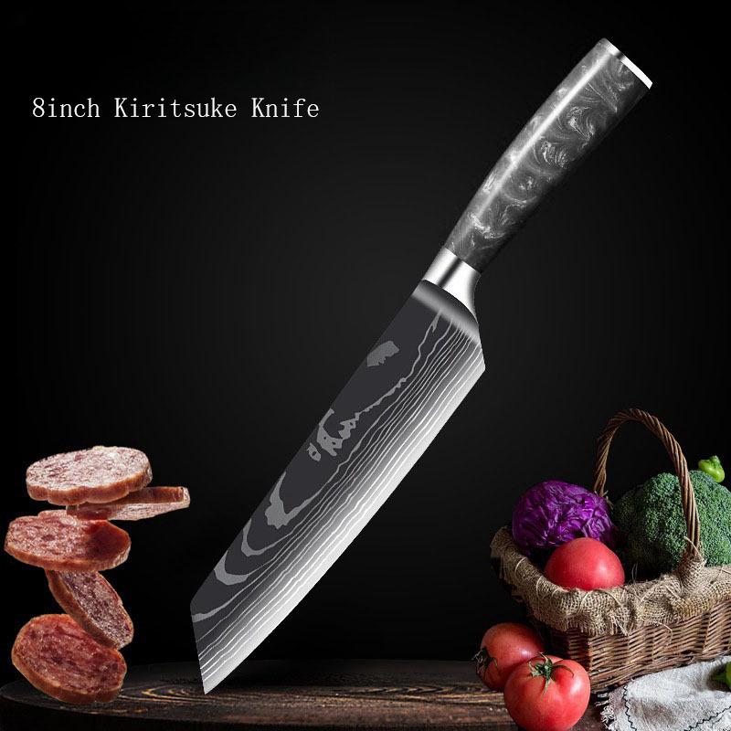 Kitchen Knives Stainless Steel Japanese Chef Knife Slicing Boning Peeling Meat Cutting Sushi Knife High-Quality Cooking Cutter