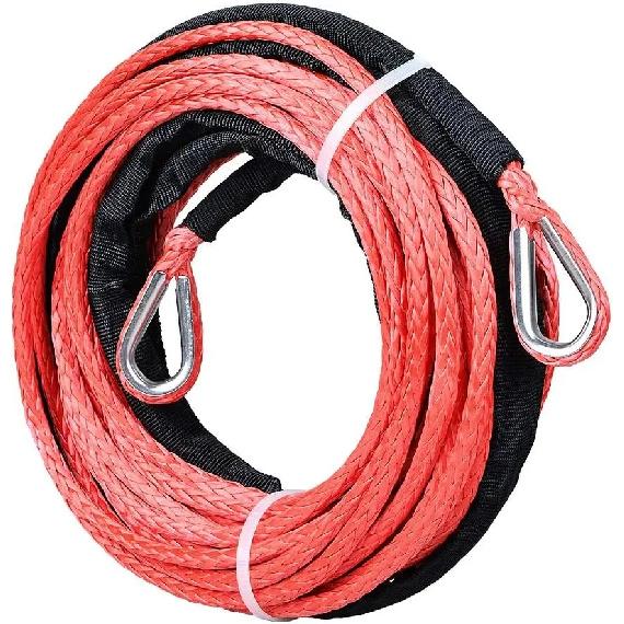 6mm*30m Synthetic Winch Rope Extension Rock Guard For 4X4 Off-Road Recovery Car ATV UTV Snow Plow