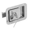 Travel Trailer Lock Stainless Steel Flush Mount Paddle Type Toolbox Lock for Cabinet RV Door