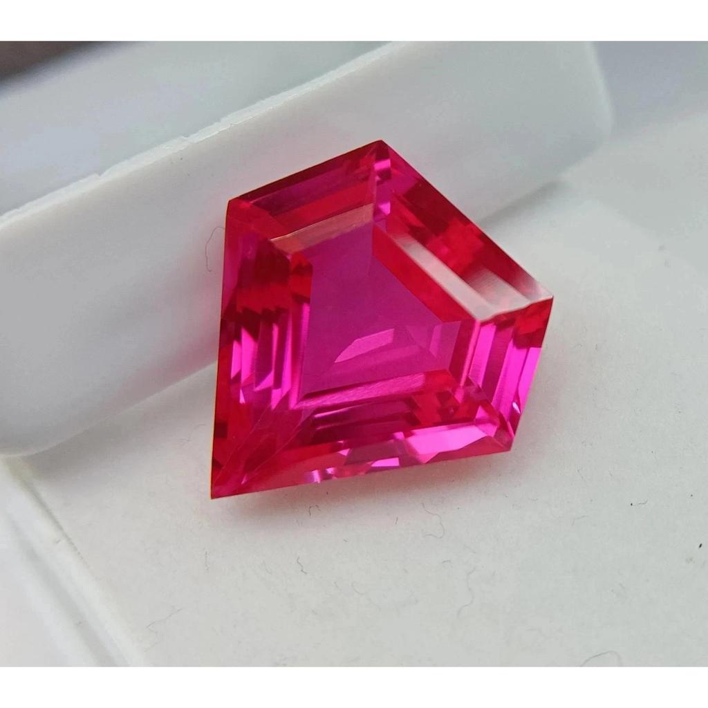 Natural 10.02 Ct Pink Sapphire Faceted Ceylon Fancy Cut Certified Loose Gemstone