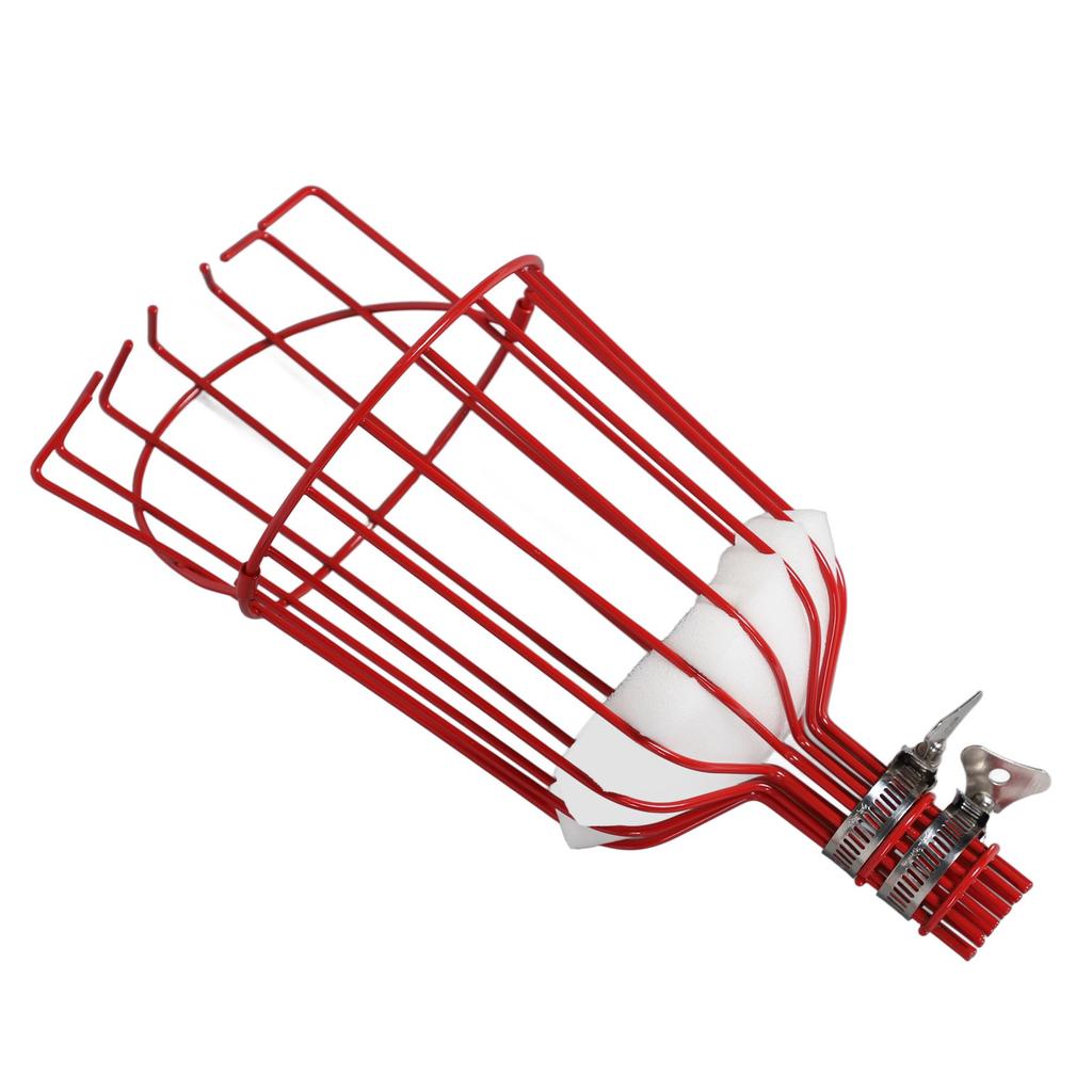 Fruit Pick  Basket Detachable Prevent Rust Multifunctional Fruit Pick  Tool Fruit    Attachment for 3cm Diamet  Pipe