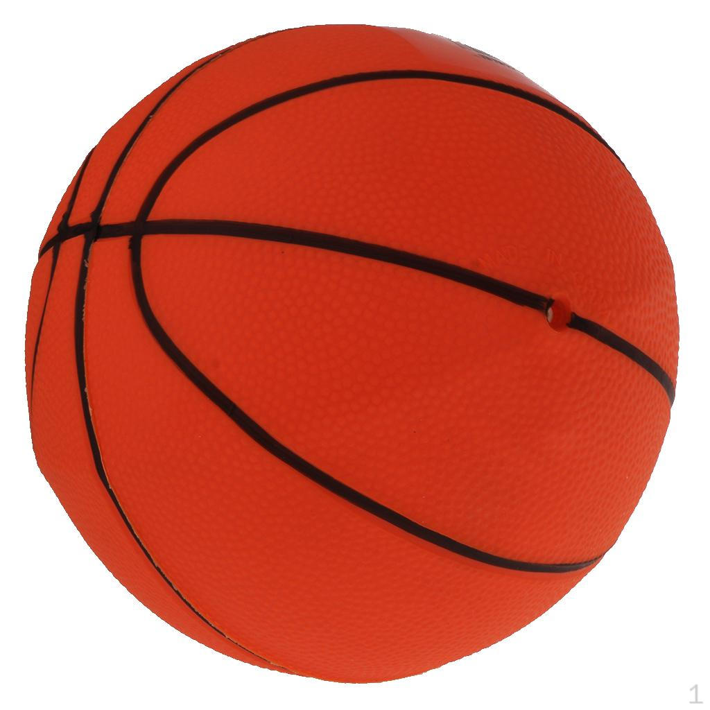 8 . Mini Baloncesto de 5'' Juguete Deportivo para Niños al Aire Libre Regalo de Cumpleaños, Plástico PVC