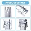 2007-2018 For Jeep Wrangler Compatible Silver Rear Tailgate Hinges 55395401AC Brand New