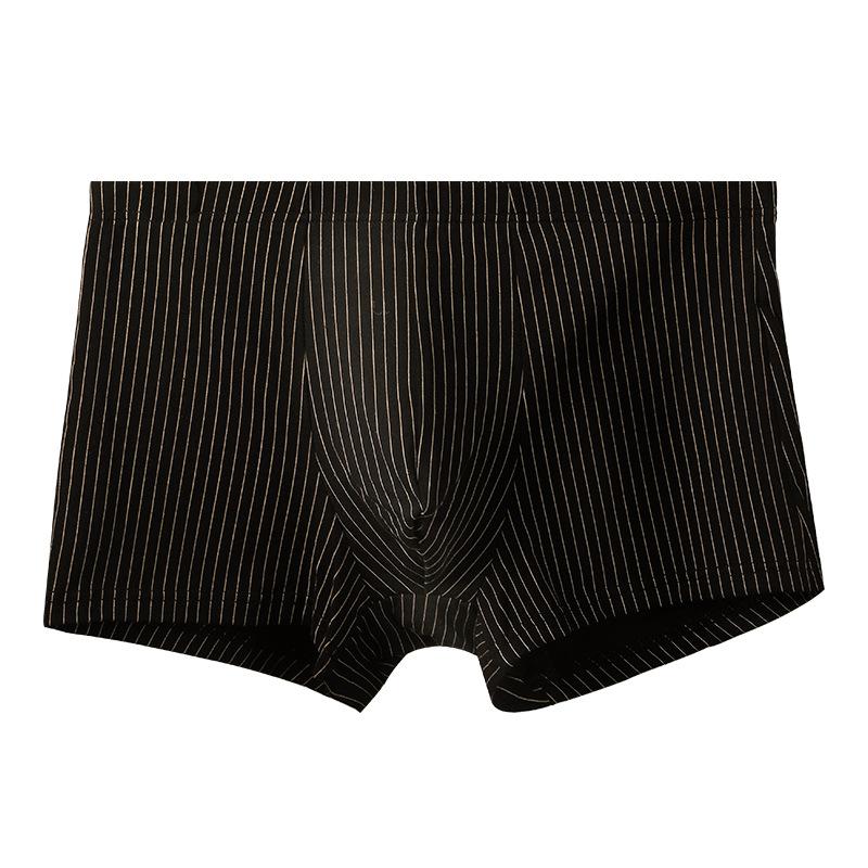 Men's Summer Thin Simple Cotton Comfortable Breathable Sport Boxer Briefs